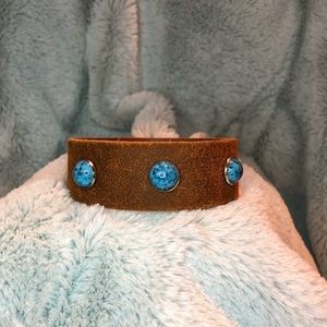 Bracelet - Handmade from genuine leather belt